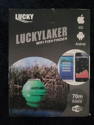 LUCKYLAKER Wi-Fi Fish Finder Wireless Sonar 70m Range iOS Android FF916 Portable