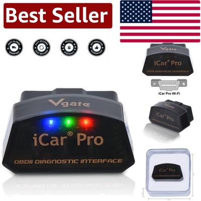 Compact iCar Pro Wi-Fi OBD2 Scanner - Diagnose Check Engine Light Issues Easily