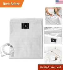 Grounding Sheets Half Size for Better Sleep - Cotton Silver Fiber Earth Co...
