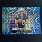 2024 Panini Mosaic DRAKE MAYE BLUE REACTIVE NFL DEBUT ROOKIE (RC)