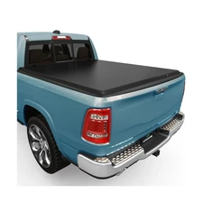 AUTOSAVER88 Soft Roll Up Truck Bed Tonneau Cover Compatible with Dodge Ram 15...