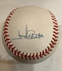 California/Anaheim Angels Signed Baseball: Jim Abbott/Wally Joyner/Bert Blyleven