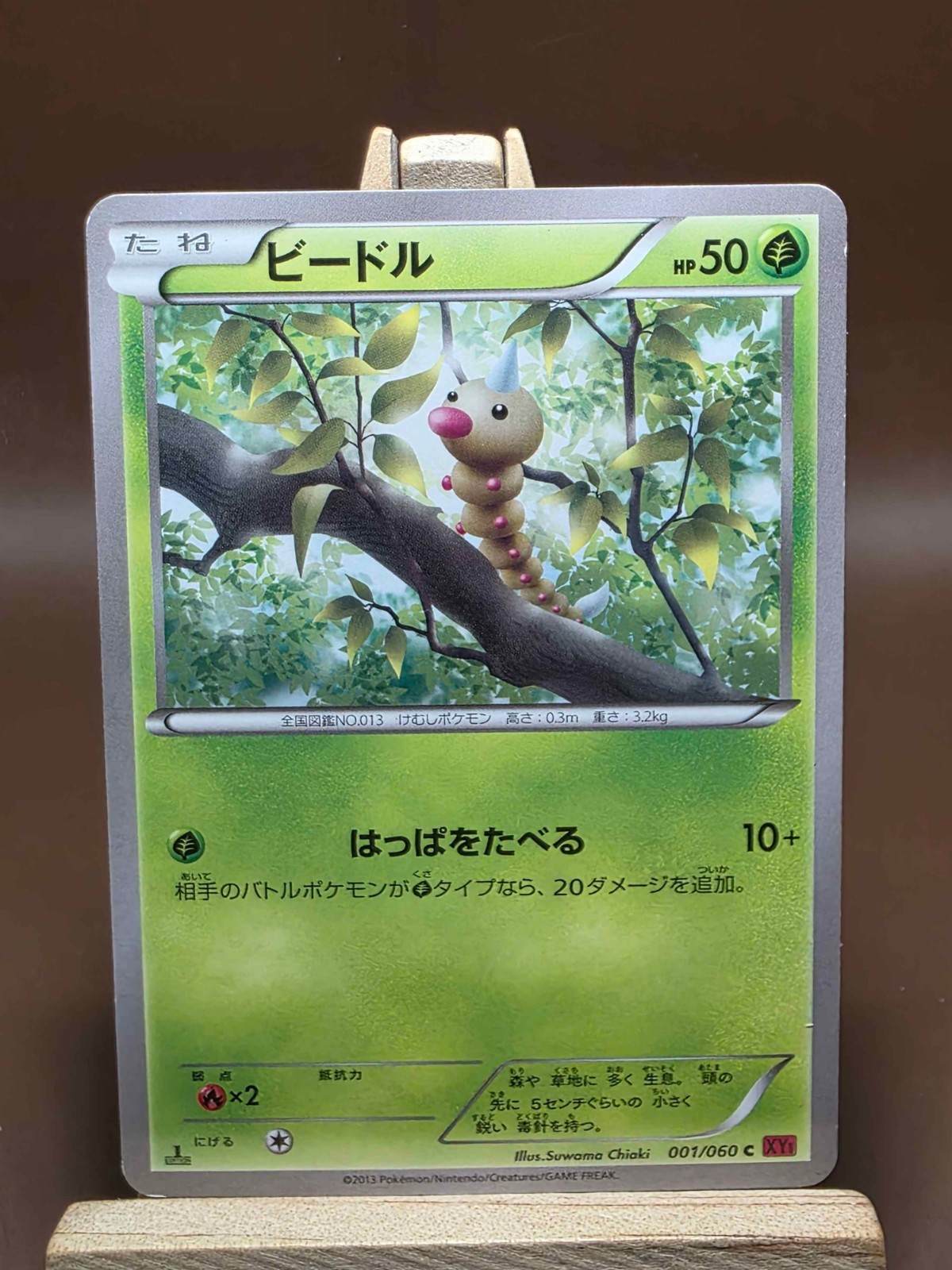HP Weedle 001/060 Common Collection Y Pokemon Japanese 1st Ed