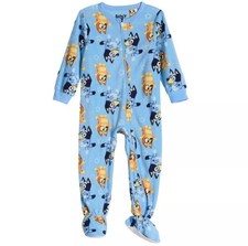 Toddler Size 4T Bluey "Star Sisters" Footed Pjs NWT