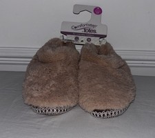 BNWT Ladies Beige Comfort Step Totes Slippers Size 5-6 RRP £20
