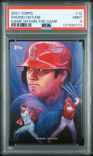 2021 Topps SHOHEI OHTANI 12 Game Within The Game PSA 9 MINT