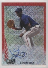 2020 Leaf Metal Draft 1990 Leaf Auto Red Mojo 1/1 Lewin Diaz #LA-LD1 Auto uk2