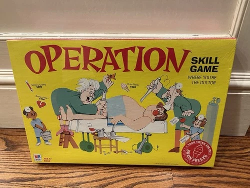 Vintage OPERATION GAME Milton Bradley FROM 2003 SEALED BRAND NEW