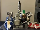 Vintage Power Rangers Tiranus, Dino Megazord and Dragon Zord Parts Lot