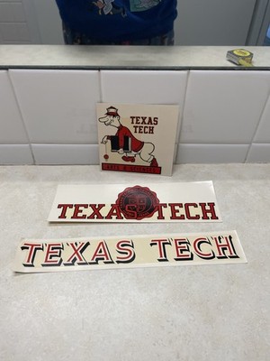 Vintage Angelus Original Decal - Texas Tech Arts & Sciences