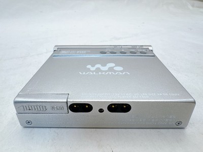 Sony Walkman MZ-E800 Silver MD MiniDisc Player Tested w/ Remote RM