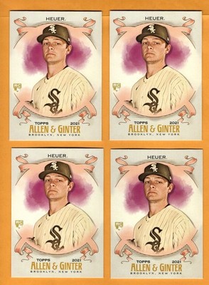 Codi Heuer lot of 4 ROOKIES 2021 A & G Baseball - UNLIMITED SHIPPING FOR $4.00