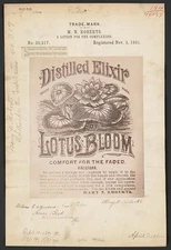 Photo:M. N. Roberts Distilled Elixir Lotus Bloom brand Lotion Complexion