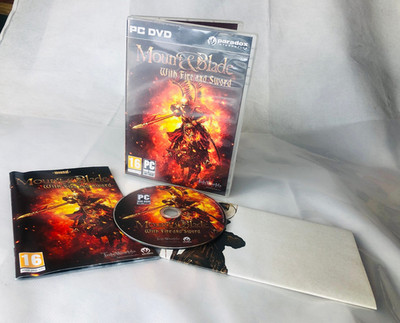 PC Spiel Halterung & Klinge mit Feuer und Schwert Vintage Retro