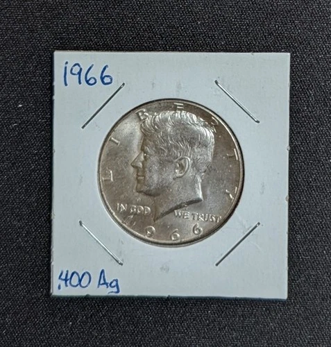 1966 P Kennedy 40% Silver Half Dollar BU/Uncirculated Lot #26K17 FREE SHIPPING!