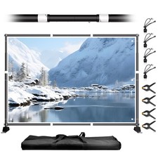 10 x 8FT Backdrop Banner Stand, Heavy Duty Adjustable Photo Background Suppor...