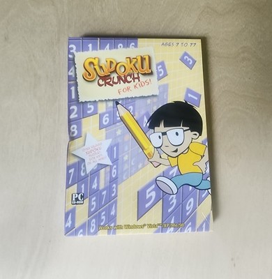 Sudoku Crunch for Kids PC CD-ROM New In Box Sealed