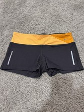 Nike Women  s Dri-FIT Running Shorts Grey Reflective Trim Size S Pre-Owned