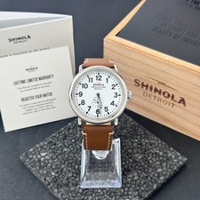 Наручные часы Shinola Runwell 47mm White
