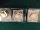Lot Of 3 Proof Roosevelt Dimes 1956 57 60 Beautiful Coins Take A Look See Pics