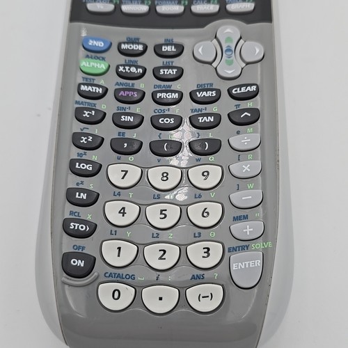 Texas Instruments TI-84 Plus Silver Edition Graphing Calculator Tested No Case - Picture 6 of 11