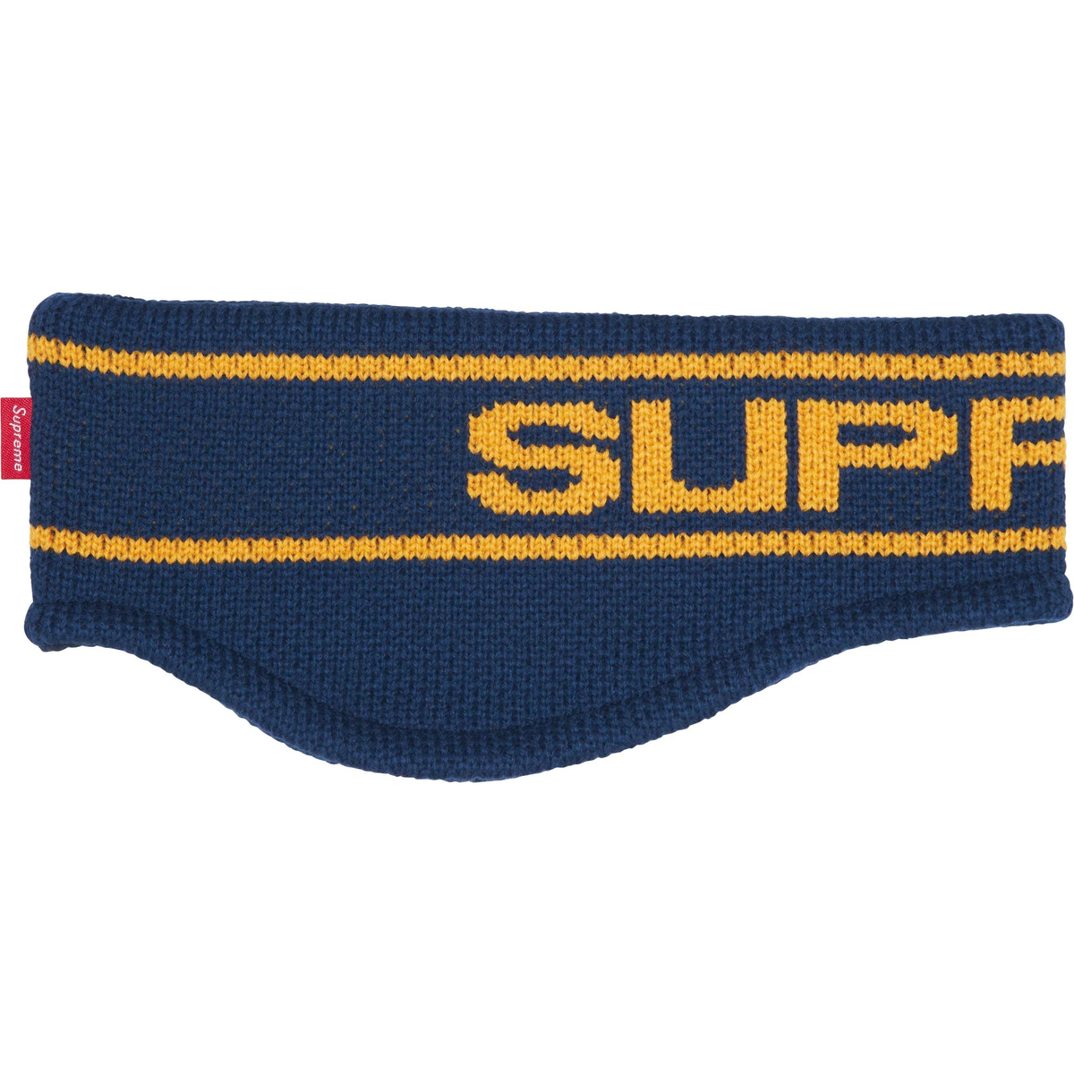 Supreme Contrast Logo Headband Black Red Navy Olive 4colors FW25