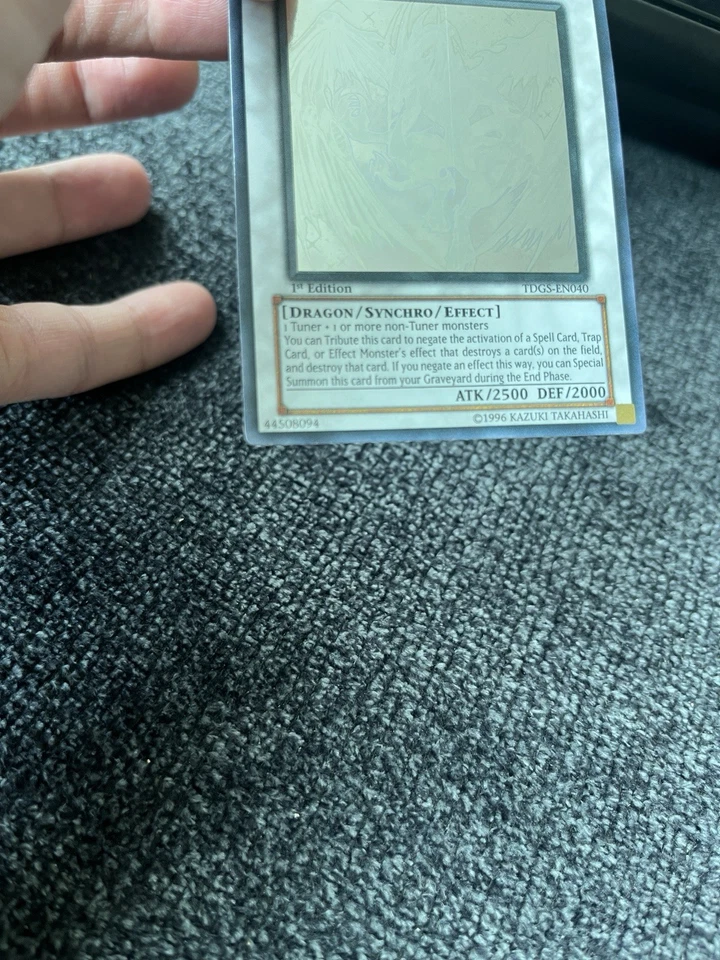 Yu-Gi-Oh! 1st Edition Ghost Rare Stardust Dragon TDGS-EN040 Nm - Image 4 of 4