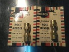 Lot of TWO Vintage 1970 Milton # s618 Brass Hose Menders