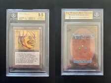 Jester's Mask ICE AGE Mtg MINT Graded BGS 9.5 BASIC 9/9.5/9.5/9.5 POP 5
