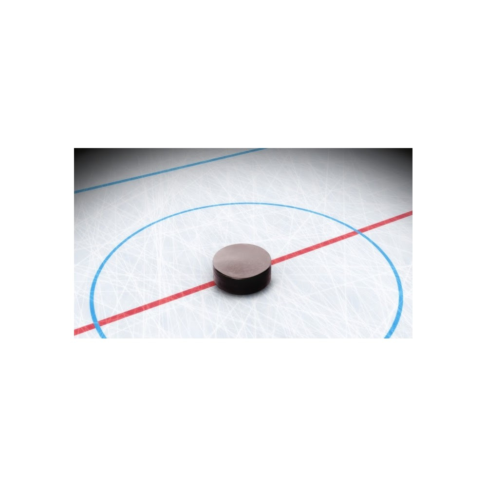 Cialda In Ostia Hockey Sport Ghiaccio Torta Decorazioni Feste Dischi Commestibil