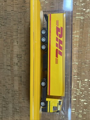 Mercedes DHL Tractor Trailer Semi Shipping Truck in Case See Images