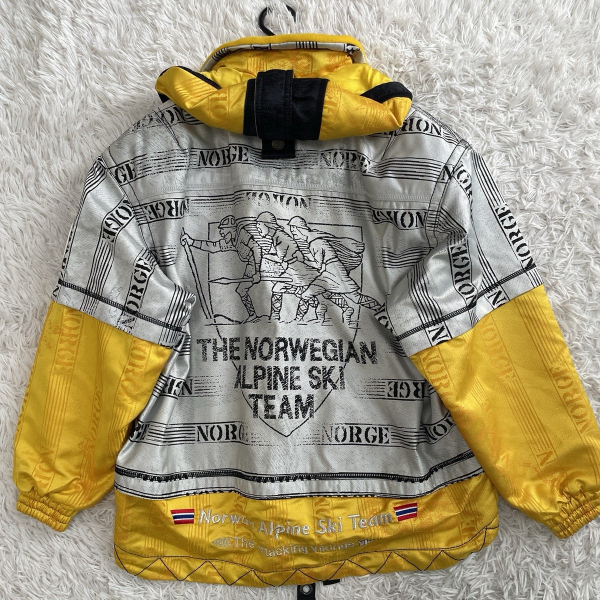 Men's Vintage Phenix Ski Wear Jackete Norway Alpine Ski Team Half