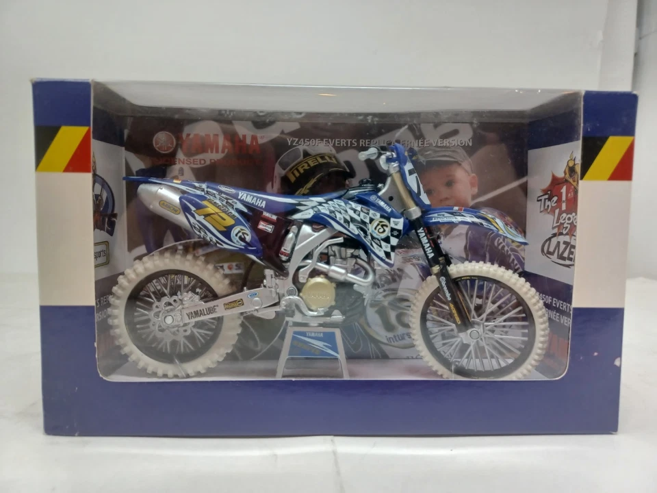 Nuevo Ray Yamaha YZ450F Everts réplica Ernee versión 1:12 diecast  Foto 2 de 4