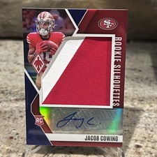 2024 Panini Phoenix  Rookie Silhouettes  Jacob  Cowing (Rookie, Patch, Auto) /49
