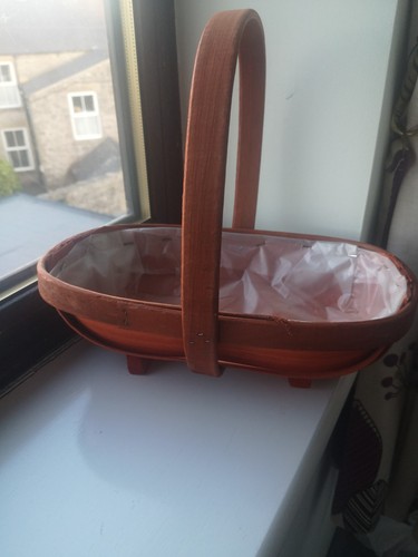 Wooden, Lined, Garden Trug