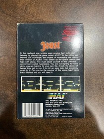 Joust Nintendo NES Complete in Box CIB - Excellent Shape!!