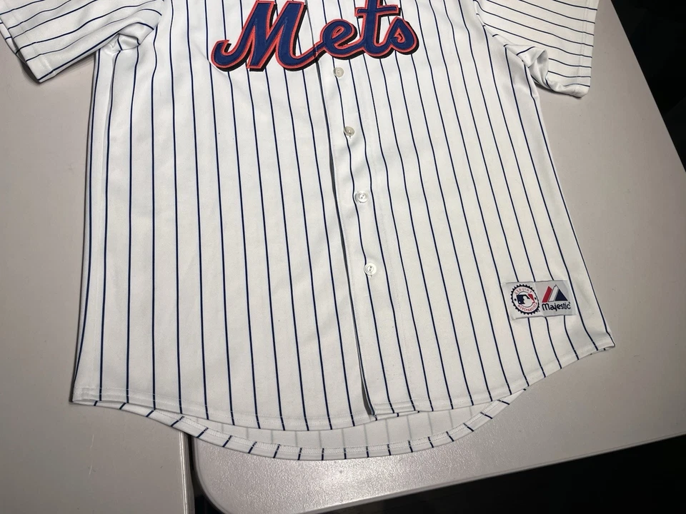 New York Mets Jersey Men’s XL Wright 5 Majestic Shirt Logo MLB Baseball VTG - Image 3 of 4