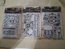 Prima Marketing Cling Stamps. New Scrapbook.