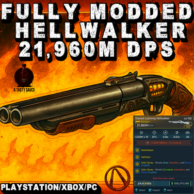 Borderlands 4 | Modded Weapon | Gun| Modded HELLWALKER