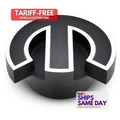 Proform 440-339, One Black Aluminum Mopar Deluxe Air Cleaner Nut Black Crinkle - Picture 1 of 9