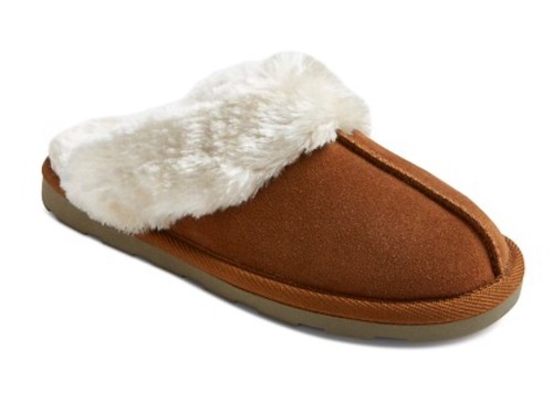 Mossimo Children's Genuine Suede Clog Slippers Houseshoes Chestnut Small  13/1 | eBay