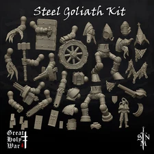 Great Holy War: Steel Goliath Kit - Anchorite - War Wolf - Trenched Crusading