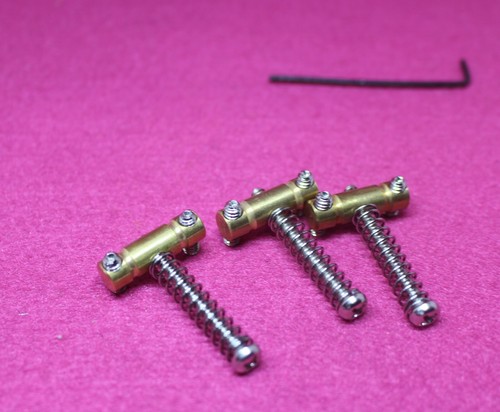 Juego de 3 sillas de montar Fender Squier Squire Telecaster Bridge - Imagen 4 de 4