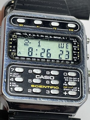 Vintage Casio CFX 200 Scientific Calculator Watch (New Battery