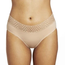 Thinx Hiphugger Period Protective Underwear, Beige, Moderate Absorbency Medium