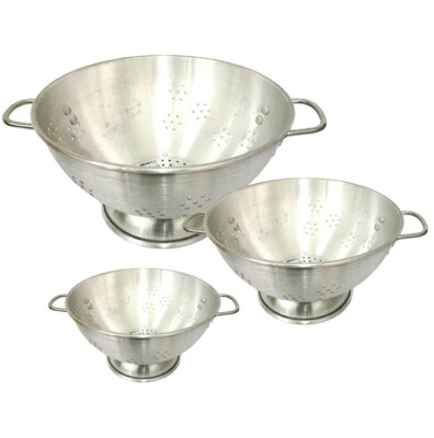 Schwerlast Gastronomie Sieb Aluminium Langsieb mit Griffen Sieb Langlebig