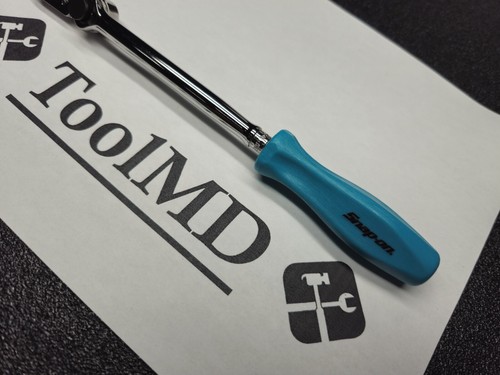 Snap-on Tools USA NEW TEAL 1/4" Drive Hard Grip Multi-Position Ratchet THD72MP - Picture 5 of 17