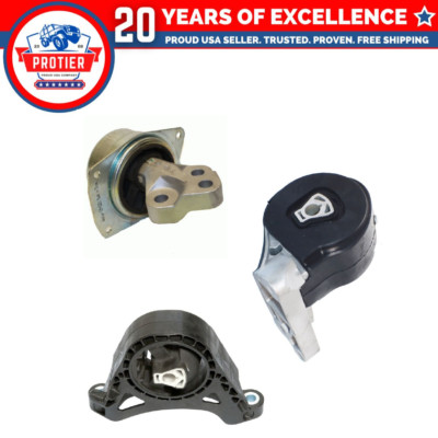 3PCS Transmission Mount Set Fit 2010-2011 Cadillac SRX 2.8L for Automatic Trans