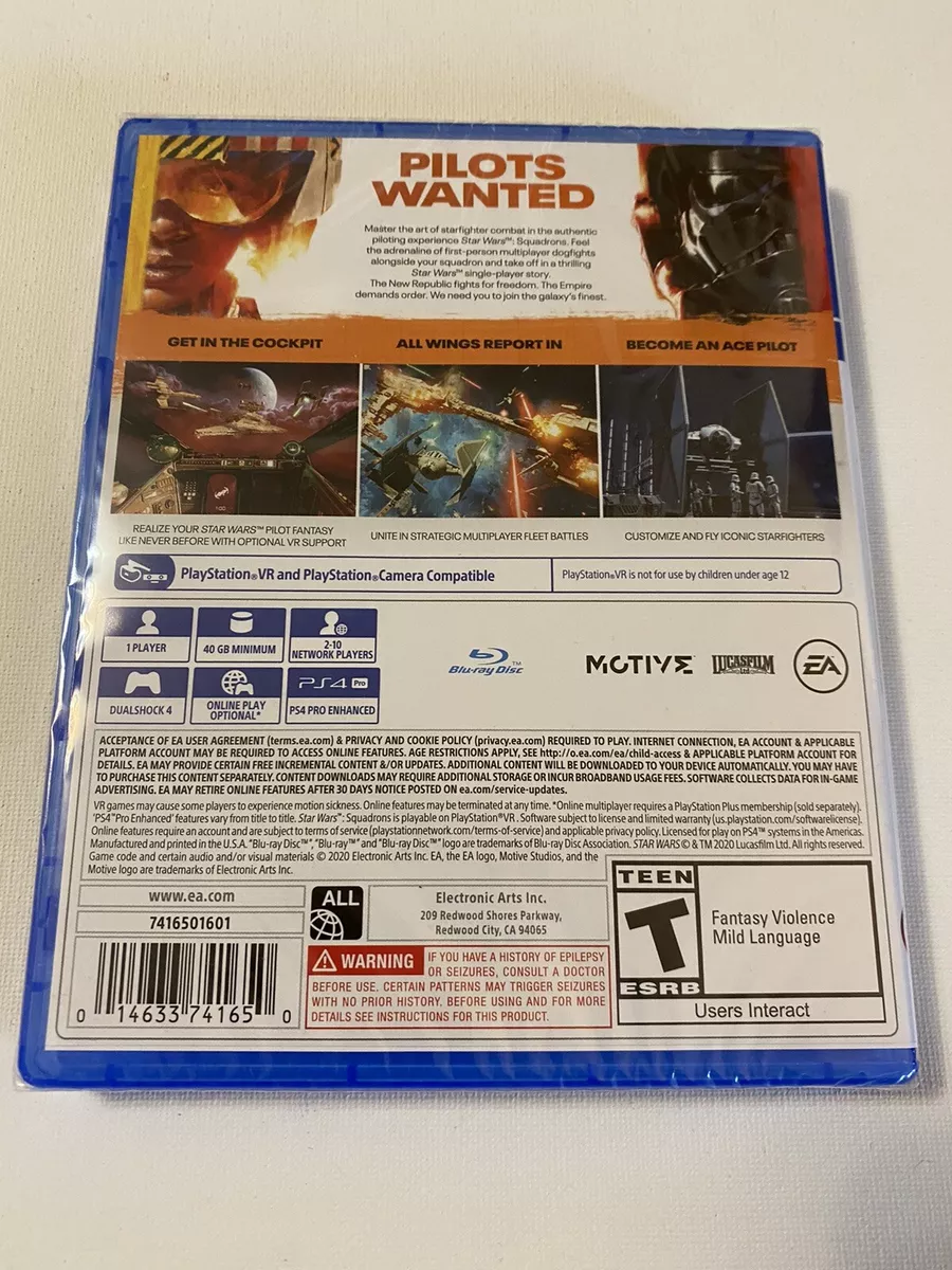  Star Wars: Squadrons - PlayStation 4 : Electronic Arts:  Everything Else