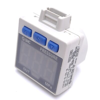 SMC ISE35-R-65-M Digital Pressure Switch, PNP Output, 1.0MPa, 12-24VDC Supply